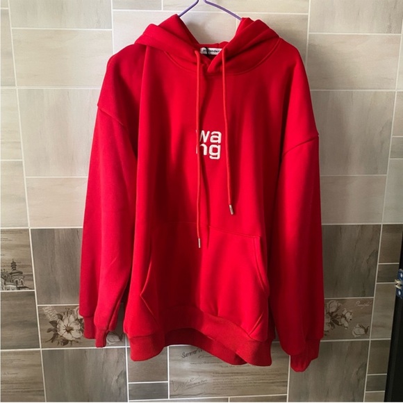 Alexander Wang Bold Red Hoodie - Picture 3 of 5
